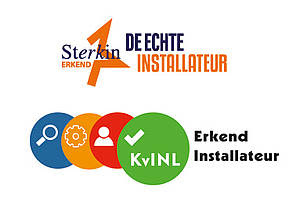 Erkend installateur – officiële keurmerken